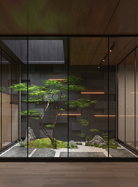 仿真绿植新中式枫树景观假树造景