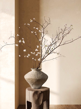 仿真花假花中古风桌面花艺摆件