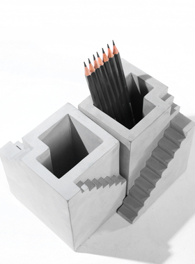 水泥拍摄工业风北欧楼梯建筑书档