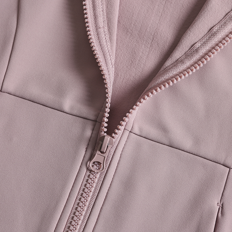 瑜伽服女春夏立领拉链外套修身防晒显瘦长袖高端跑步运动健身上衣 - 图1