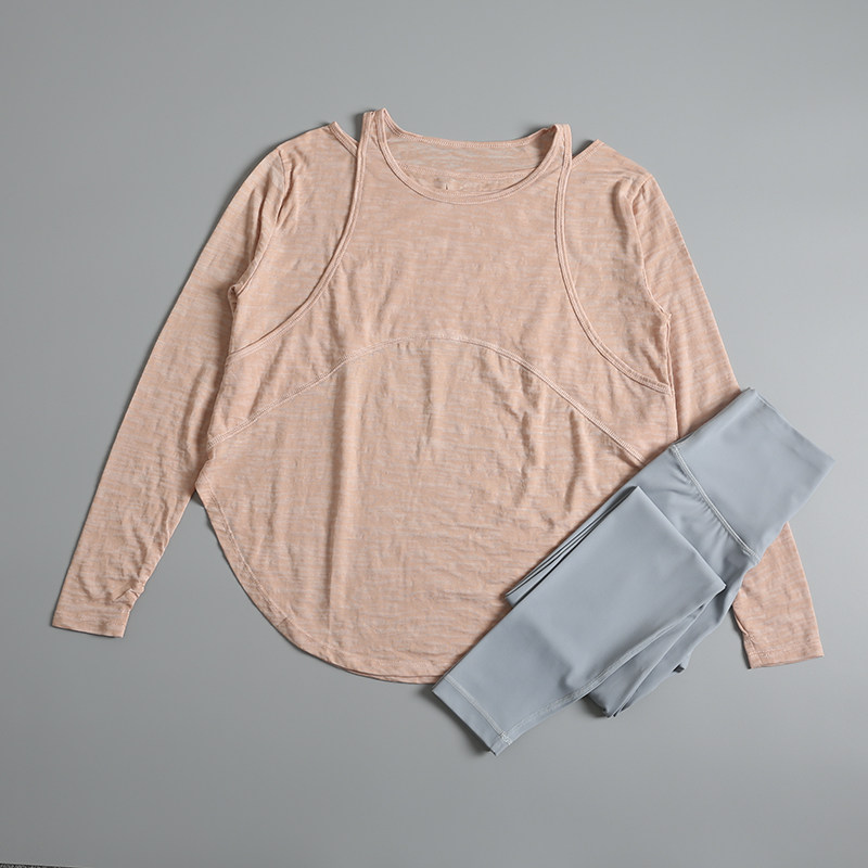 宽松运动罩衫女长款薄款健身长袖速干跑步套装瑜伽服T恤上衣夏季,淘宝优惠券,粉丝福利购,淘宝优惠卷