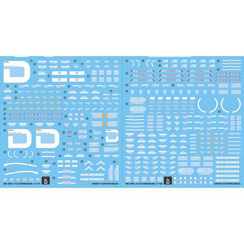 包邮 炎水贴 MG 1/100 ORX-013 高达 MK-V MKV MK5 PB限定 荧光 - 图0