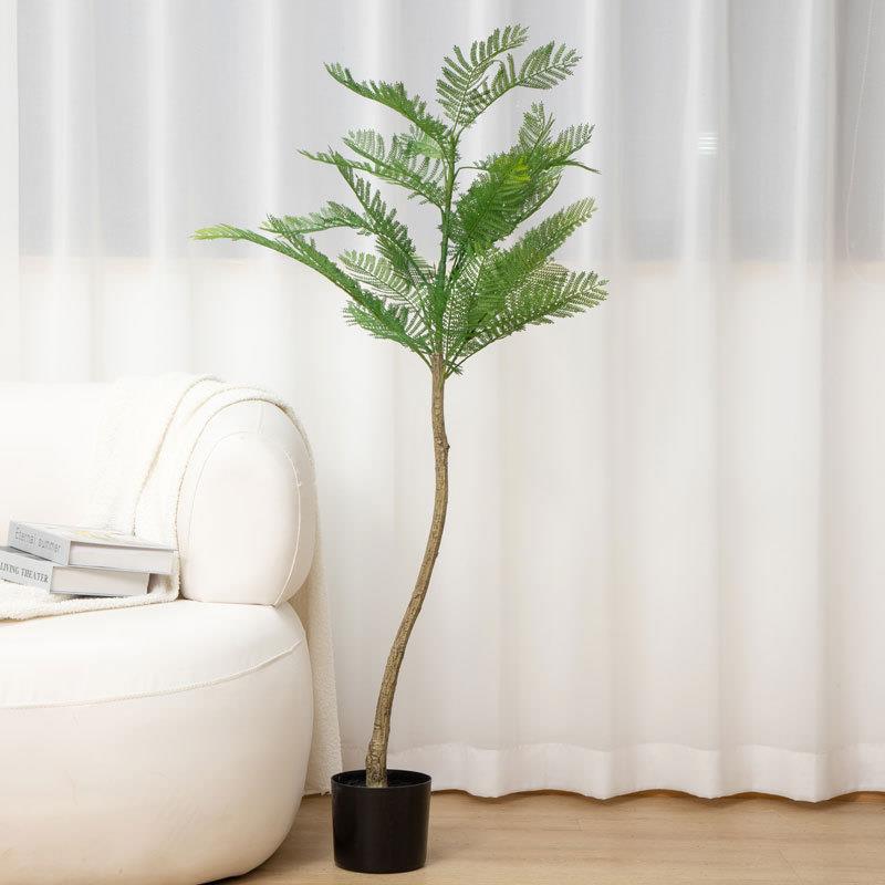 Simulation green plant large indoor potted decoration tree - 图1