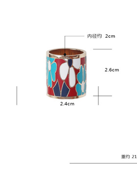 高档丝巾扣爱钛钢奢华女配饰