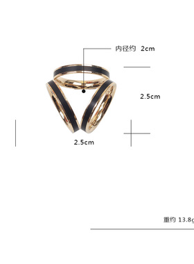 多功能丝巾扣钛钢百搭女式不掉色
