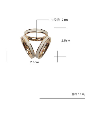 两用丝巾扣钛钢奢华女配饰