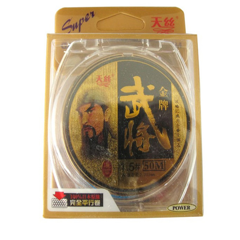 钓鱼王天丝金牌金版文臣武将鱼线/金版主线 子线 钓线50米 - 图3