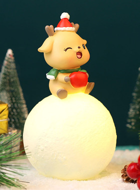 圣诞星球小夜灯儿童生日圣诞礼物