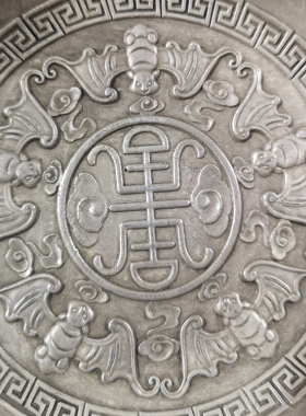 仿古风乾隆摆件五福临门