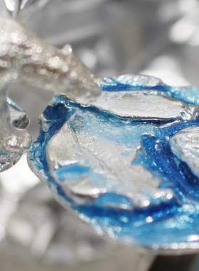 北极雜粹原创设计99夸张纯银珐琅