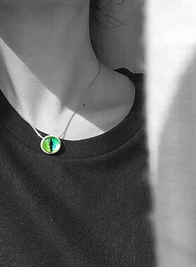 原创项链杂粹纯银珐琅