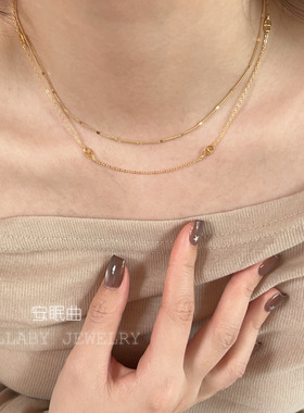 猪鼻子！金店同款！s925纯银项链