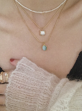 女个性简约项链不掉色百搭叠戴