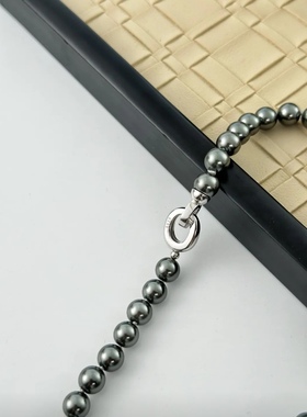 共赴山海  人造仿澳白百搭大气中长款项链