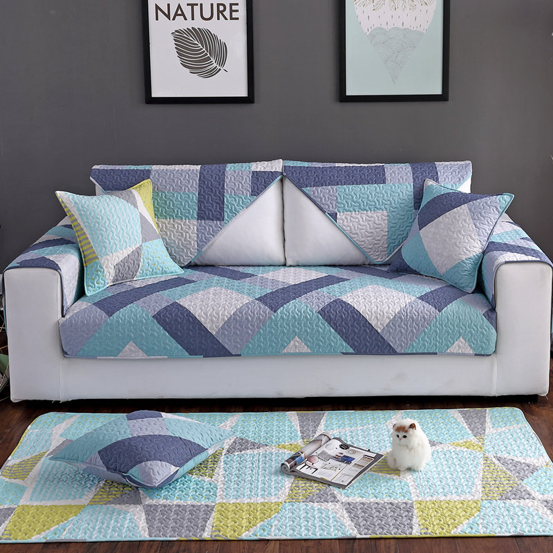 全棉布艺沙发垫四季通用简约现代客厅防滑全包盖纯棉套罩巾坐垫子,淘宝优惠券,粉丝福利购,淘宝优惠卷