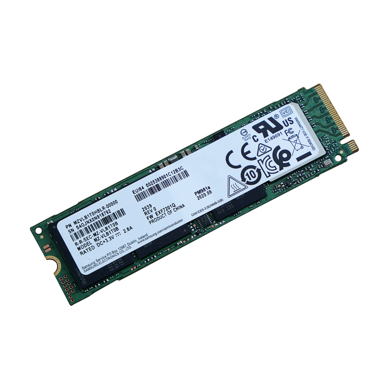 M.2 2280 NVME PCIE三星SSD固态PM981A 1T硬盘台式机笔记本主板-图3