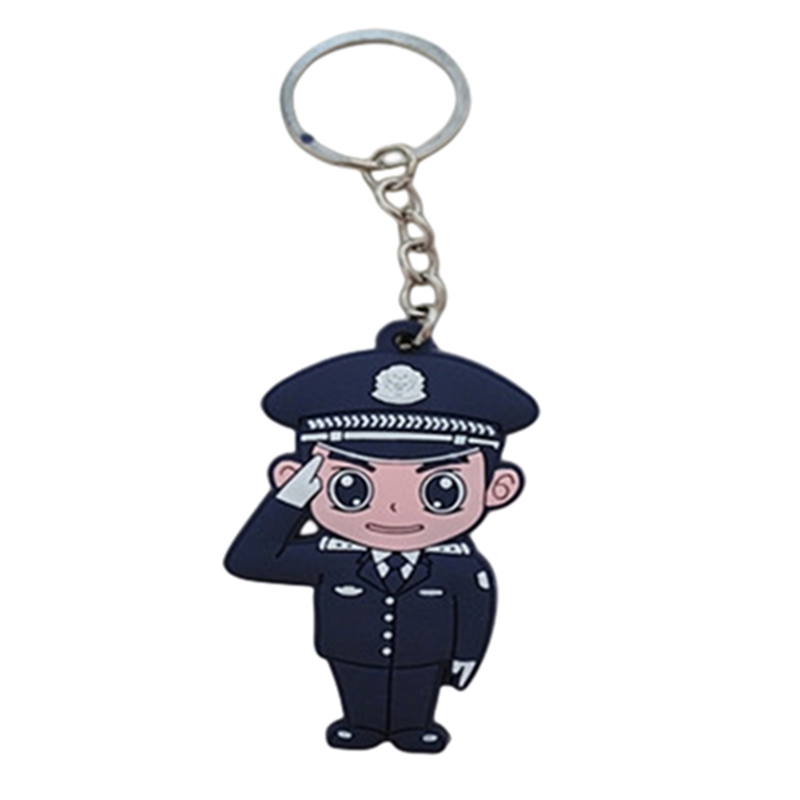 警察钥匙扣软胶挂饰交警特警儿童礼物宣传纪念品卡通礼品硅胶挂件,淘宝优惠券,粉丝福利购,淘宝优惠卷