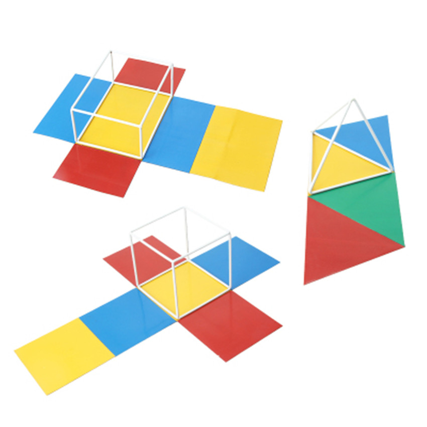 三件套磁性立体几何框架模型正长方体三棱锥四面体框架教学仪器-图3