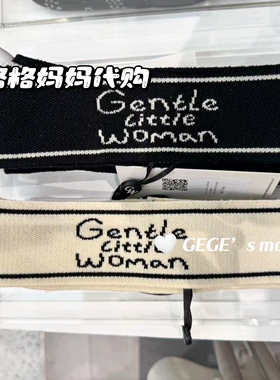 泰国代购Gentlewoman正品代购运动速干个性字母潮流发带帽子