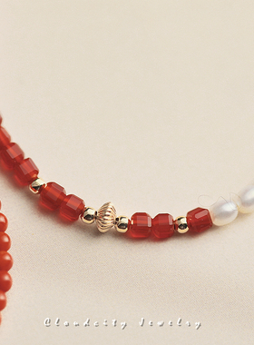 原创设计新年开运红绳系列