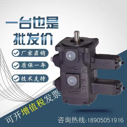 全懋CML双联泵VCM-DF-40A/40B/40C/40D-20A/20B/20C/20D-10叶片泵 - 图2