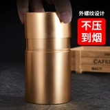 Металлический портсигар, вместительный и большой чай, водонепроницаемые резиновые кольца