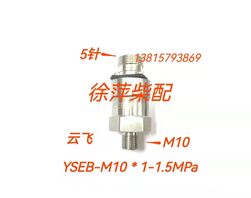 上海云飞仪表YSEB-M10*1机油压力传感器潍坊机油压力探头-图1