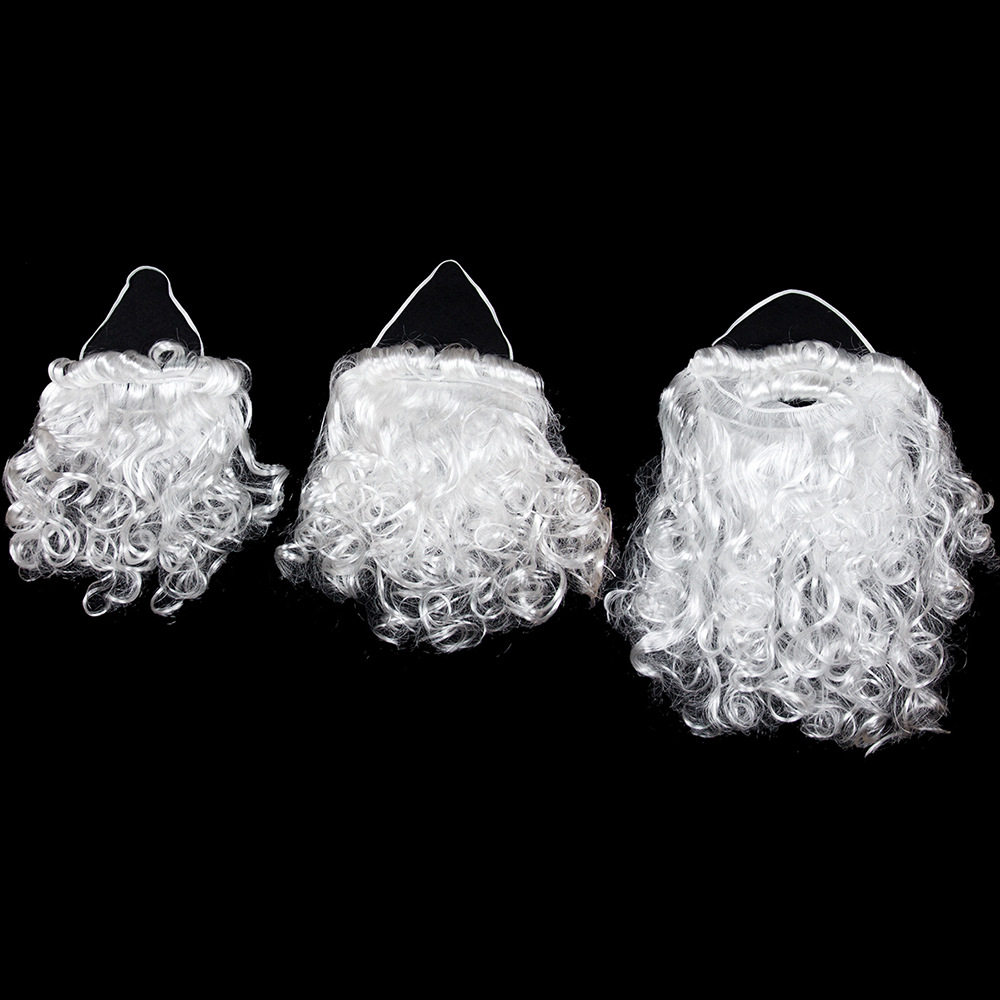 圣诞节装饰品圣诞老人胡子老爷爷假发八字胡圣诞胡须圣诞帽套装,淘宝优惠券,粉丝福利购,淘宝优惠卷