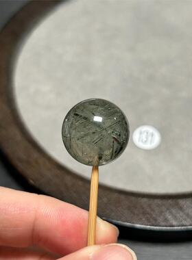 18.8mm天然大卡绿发晶水