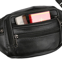 Pocket Head Layer Pocket Sports Bag Large Capacity Portable Cortical Zero Money Bag Mens Business Bull Leather Pitched Cross