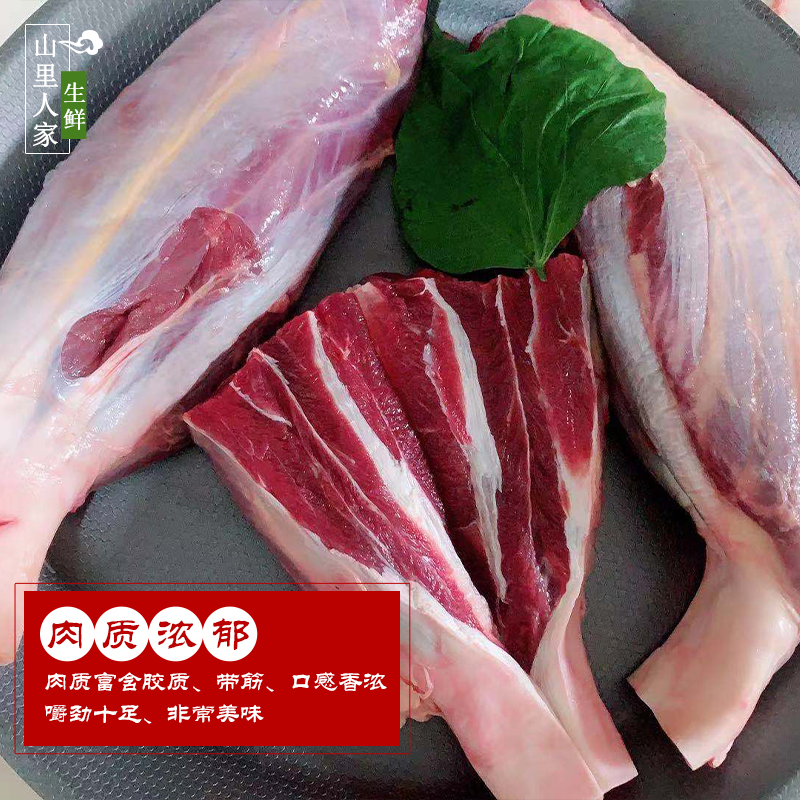 牛腱子3斤金钱腱牛前腿腱子肉梅花腱小腱子新鲜现杀黄牛腿肉-图0