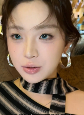 欧美夸张金属几何不规则扭曲耳扣耳环女小众高级感耳饰2025新款潮