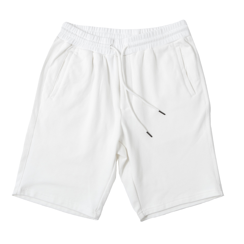 中老年裤子男爸爸夏装白色休闲短裤中年男装五分裤老爸松紧腰中裤 - 图3