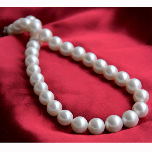 收藏点醉大颗粒巨无霸 13-16mm天然珍珠级项链正圆强光正品送手链 - 图0