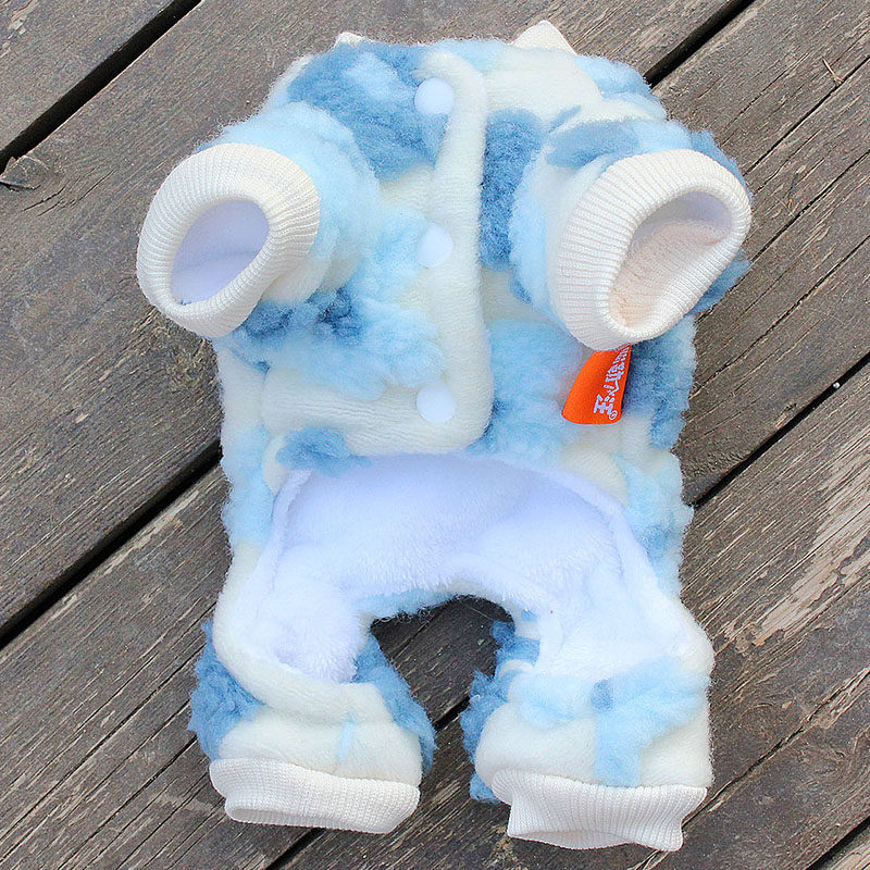 白色冬季加厚保暖四脚衣宠物狗狗茶杯幼犬超小码一斤高端狗狗衣服,淘宝优惠券,粉丝福利购,淘宝优惠卷