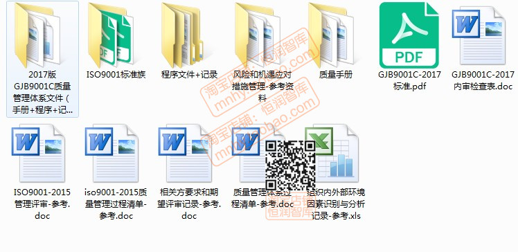 质量管理GJB9001C资料体系表格模板文件电子版手册标准控制程序-图2