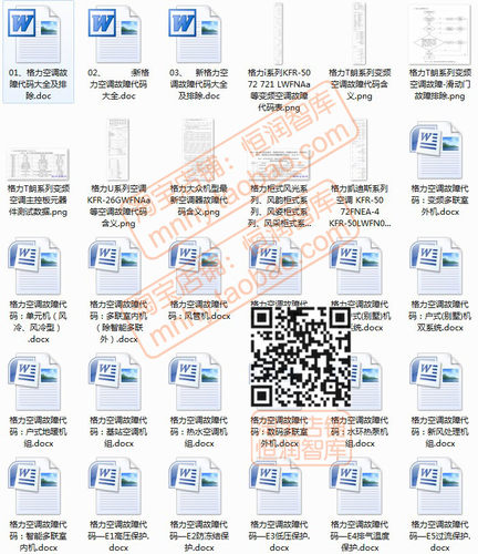 格力空调资料维修图纸家用电路图控制板图中央内机分体故障代码 - 图3