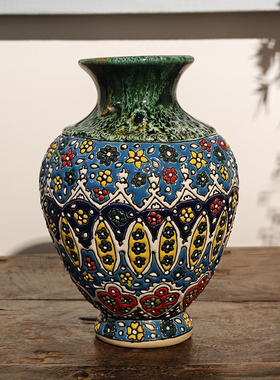 手工彩绘异域风格装饰摆件