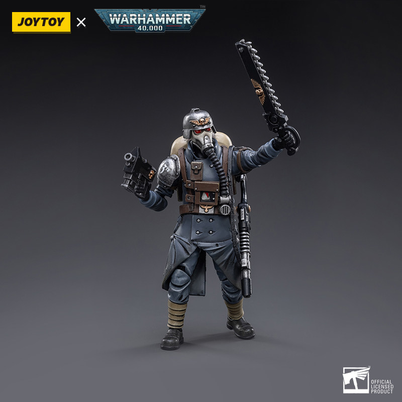 JOYTOY暗源战锤40K克里格死亡军团老兵小队星界军1/18可动兵人_虎窝淘