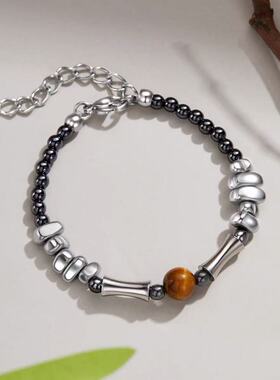 不锈钢竹节男女通用百搭手饰品