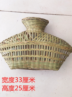 鱼篓手工竹编竹制道具黄鳝篓笆