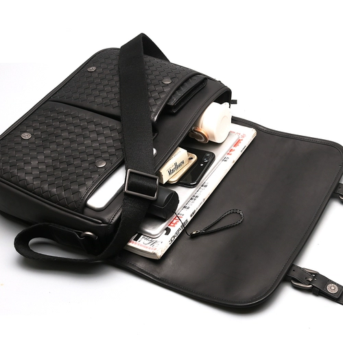 Сумка через плечо, плетеный ремешок для сумки, сумка на одно плечо, из натуральной кожи