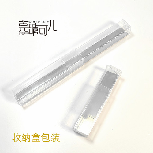 软陶粘土不锈钢长刀片可弯曲切割工具软陶首饰书皮模型制作手工 - 图3