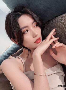 ins风女士轻奢爱心高级感项链
