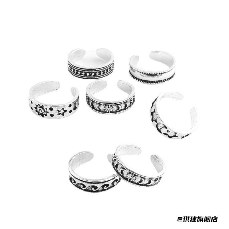 Cold style personalized style ring zircon style simple