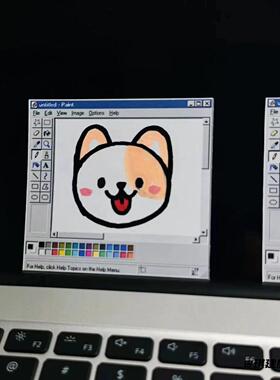 电脑画图工具便利贴diy创意学生