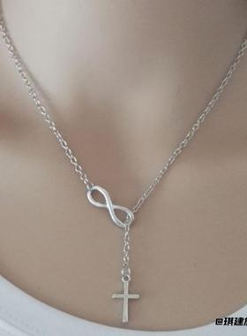 欧美外贸饰品时尚简约金属十字架