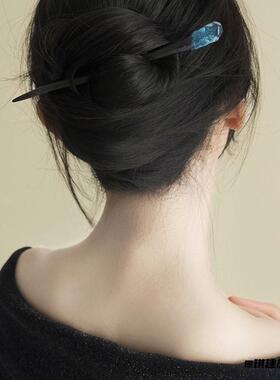 美人鱼清冷感蓝色新中式故宫