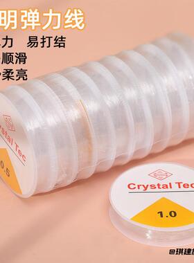 升级耐磨水晶弹力线透明松紧