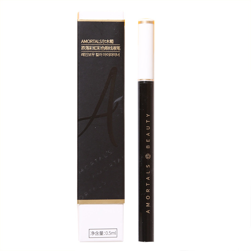 尔木萄跌落彩虹彩色眼线液笔极细防水持久不晕染白色棕蓝dollwink,淘宝优惠券,粉丝福利购,淘宝优惠卷